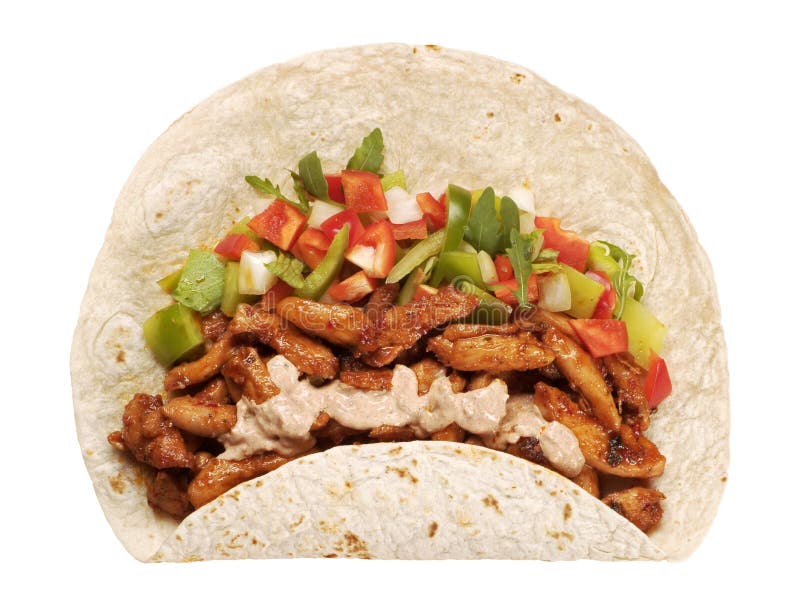 Tortilla with Vegetables and Fajitas