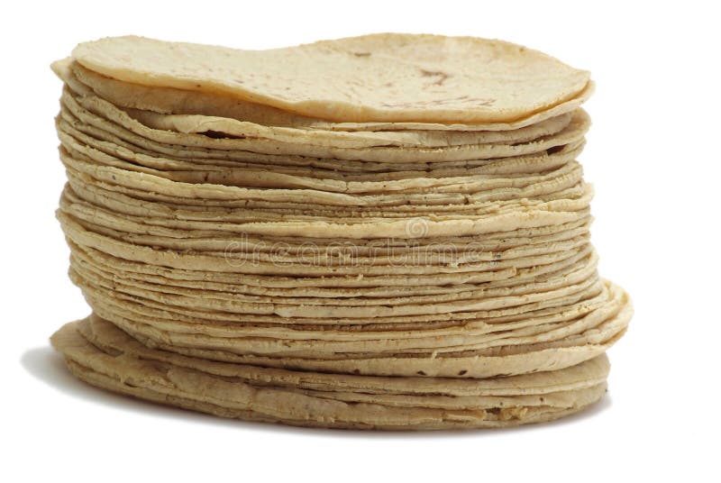 Tortillas De La Harina Blanca Foto de archivo Imagen de harina