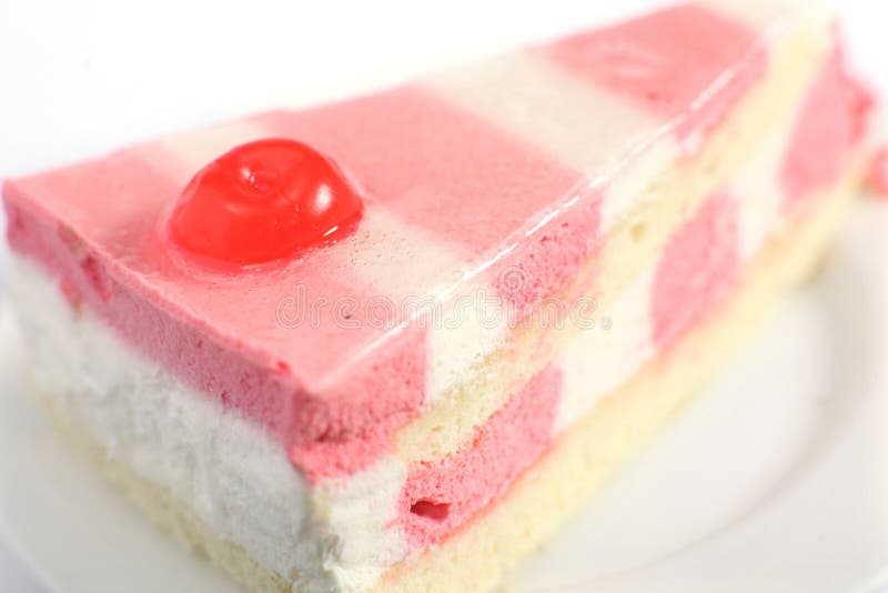 tortowa mousse plasterka truskawki wanilia zdjęcia stock tortowa mousse plasterka truskawki wanilia zdjęcia stock