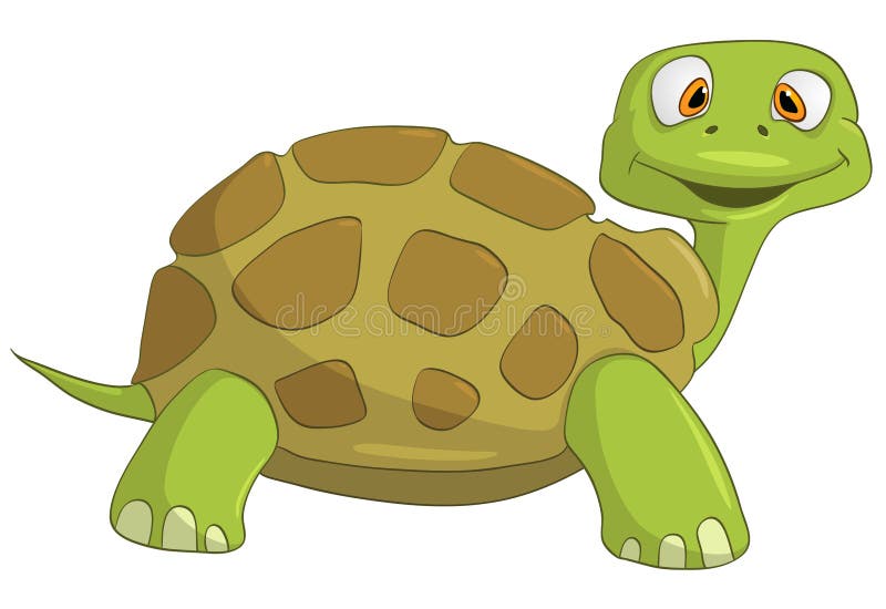 Tortue de personnage de dessin animé illustration stock Tortue de personnage de dessin animé illustration stock