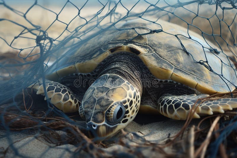 oiseau, mouette piégé dans Plastique des ordures mensonge sur le plage. le  concept de un écologique catastrophe causé par Plastique ordures. ai généré  21979877 Photo de stock chez Vecteezy