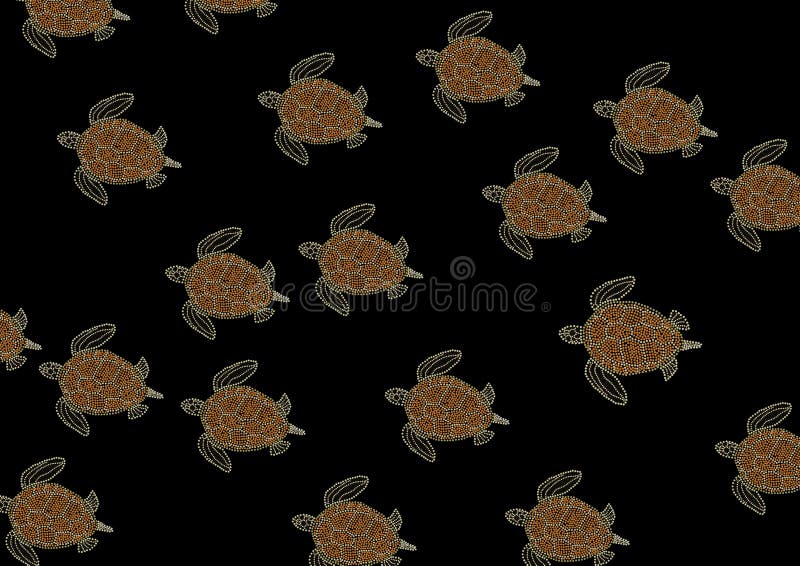tortues de mer de fond illustration libre de droits tortues de mer de fond illustration libre de droits