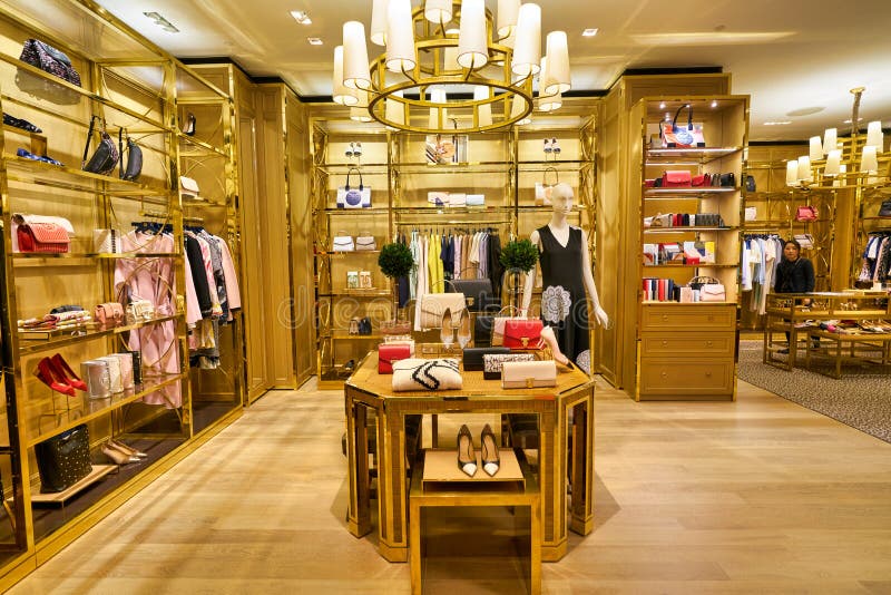 Tory Burch store editorial image. Image of interior - 174376200