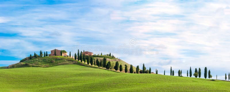 Toscanië, landschap royalty-vrije stock foto Toscanië, landschap royalty-vrije stock foto