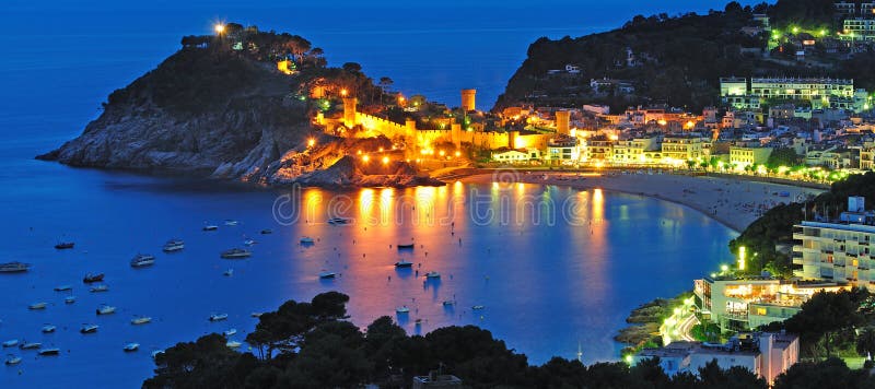Tossa de mars, côte Brava, Espagne photo libre de droits Tossa de mars, côte Brava, Espagne photo libre de droits