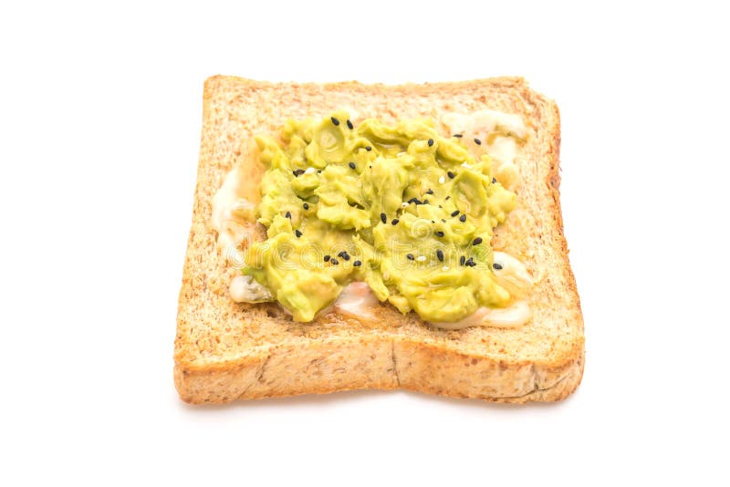 tostada del pan del trigo integral con el aguacate imágenes de archivo libres de regalías tostada del pan del trigo integral con el aguacate imágenes de archivo libres de regalías
