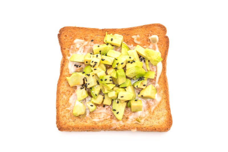 tostada del pan del trigo integral con el aguacate imágenes de archivo libres de regalías tostada del pan del trigo integral con el aguacate imágenes de archivo libres de regalías