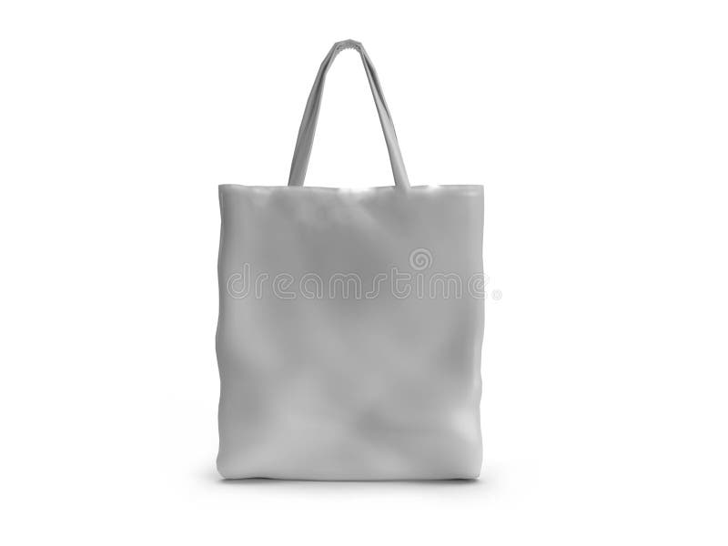 Tote Bag 3D Illustration Mockup Scene Stock Illustration - Illustration ...