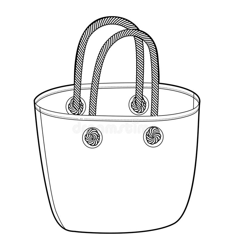 Tote Bag Silhouette Stock Illustrations – 1,099 Tote Bag Silhouette ...