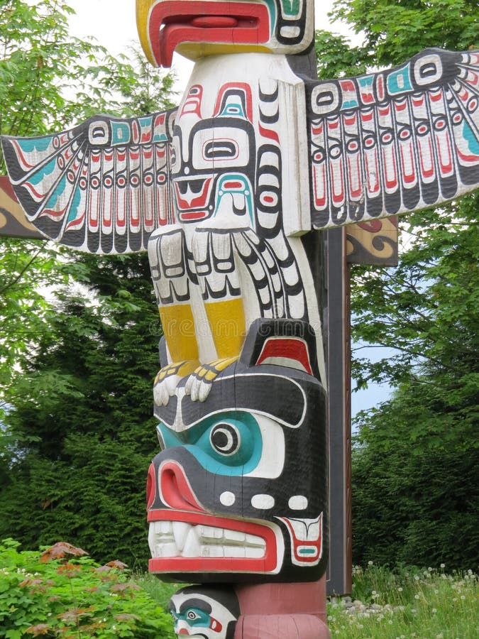 Totem Pole stock image. Image of vancouver, totem, stanley - 54130205
