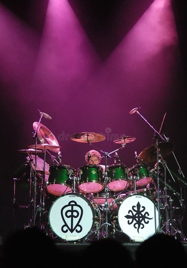 Toto Drummer Simon Phillips in Action Editorial Photo Image of 2007