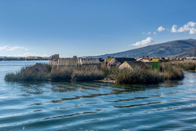 Totora Reed Islands Neer Puno, Peru Stock Photo Image of peruvian