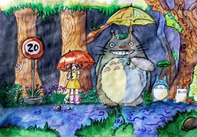 Totoro Stock Illustrations – 44 Totoro Stock Illustrations, Vectors &  Clipart - Dreamstime