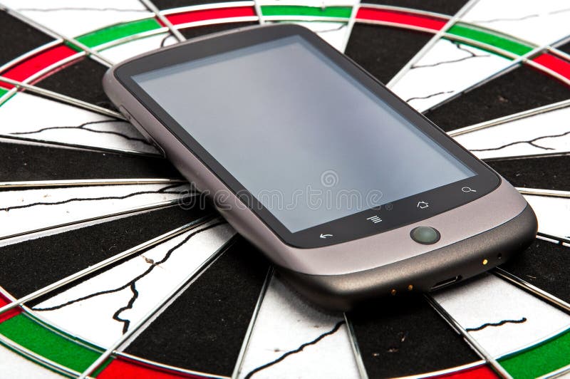 Touch screen phone royalty free stock image