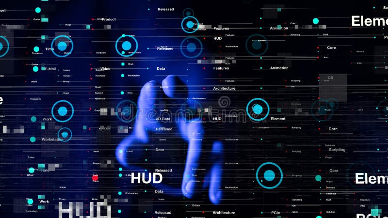 A Touch screen technology. Future modern touch screen technology stock photography