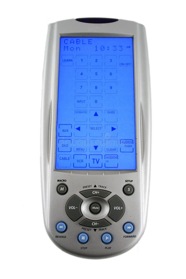 Touch Screen TV Remote Control Royalty Free Stock Image - Image: 3520106