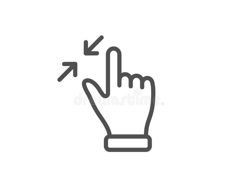 Download Zoom Out Icon stock illustration. Illustration of lens ...