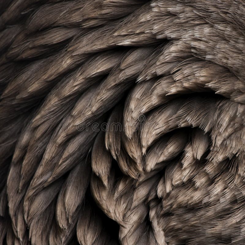 Toulouse goose feathers stock photo