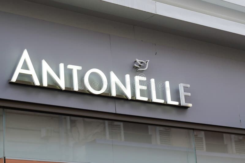 Antonelle Logo Brand and Sign Text Front Wall Facade Store Fashion ...