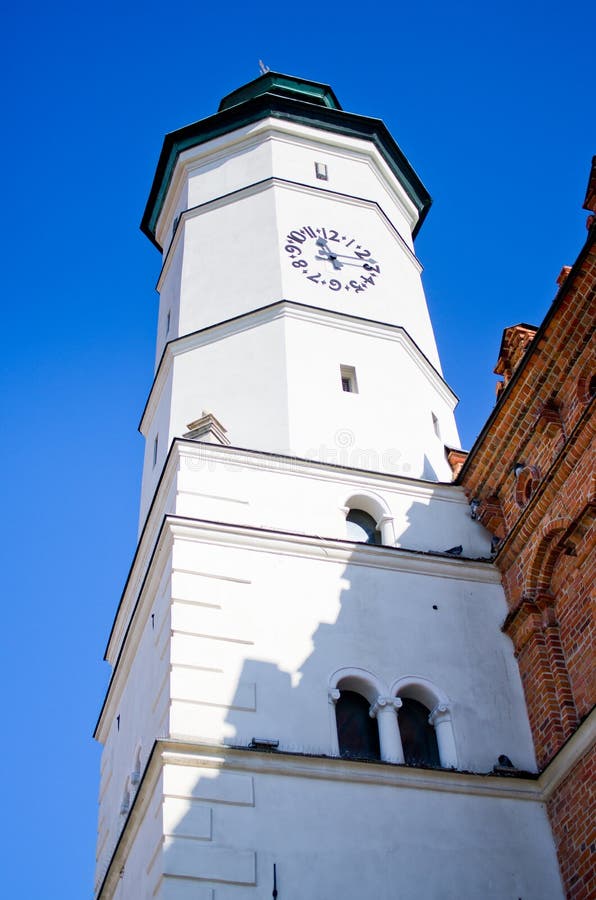 Tour d'hôtel de ville dans Sandomierz, Pologne photos stock Tour d'hôtel de ville dans Sandomierz, Pologne photos stock