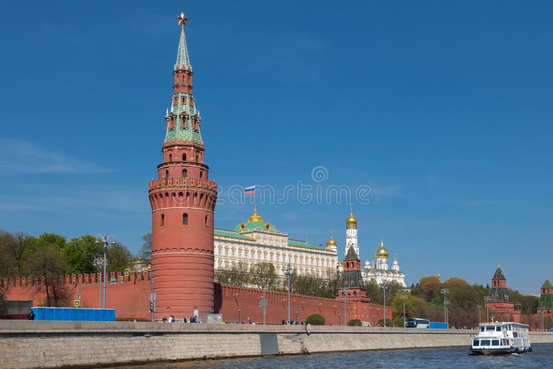 Tour de Sviblova de prise d'eau de Moscou Kremlin images libres de droits Tour de Sviblova de prise d'eau de Moscou Kremlin images libres de droits