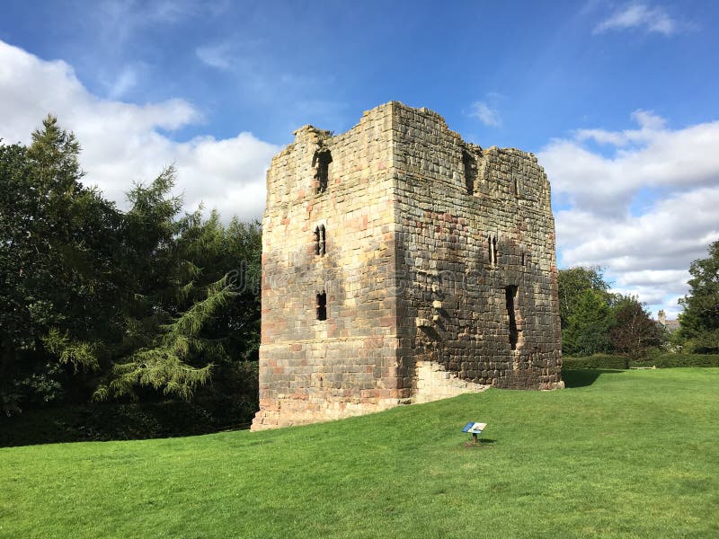 Etal Castle, Northumberland. UK.  ruined castle, with only the outer walls remaining. Etal Castle, Northumberland. UK.  ruined castle, with only the outer walls remaining.