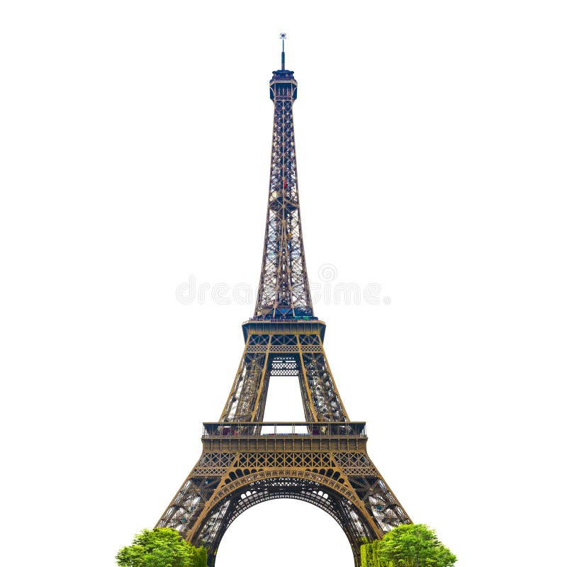 Tour Eiffel avec le fond blanc photo stock Tour Eiffel avec le fond blanc photo stock
