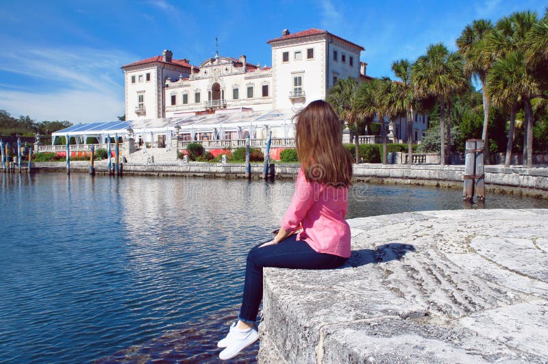 Tourisme de musée de Vizcaya de villa images stock Tourisme de musée de Vizcaya de villa images stock