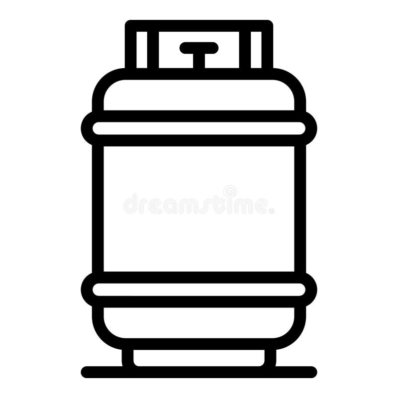 Download Portable Tourist Gas Cylinder Stock Vector - Illustration of compact, butane: 140375844