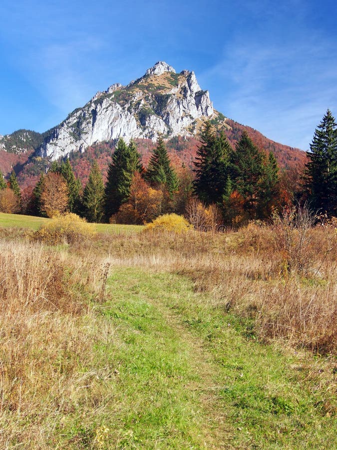 Tourist path to Velky Rozsutec, Slovakia