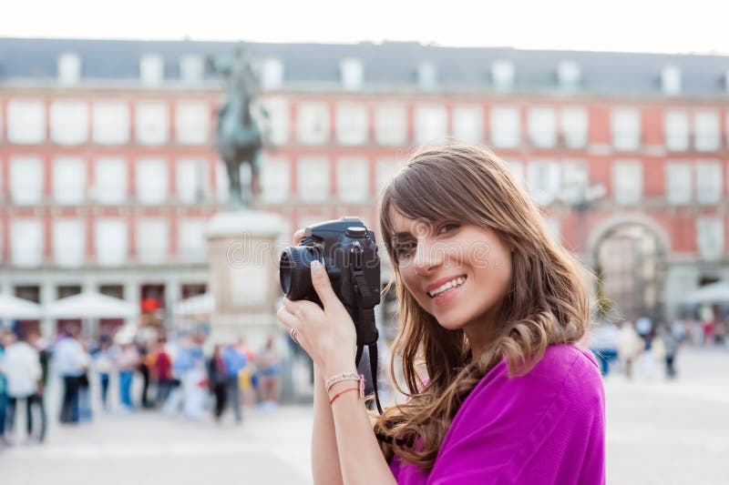 Tourist in Spain. royalty free stock photos Tourist in Spain. royalty free stock photos