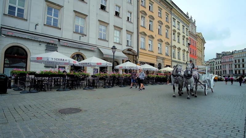 Touristenattraktionen in altem Krakau, Polen