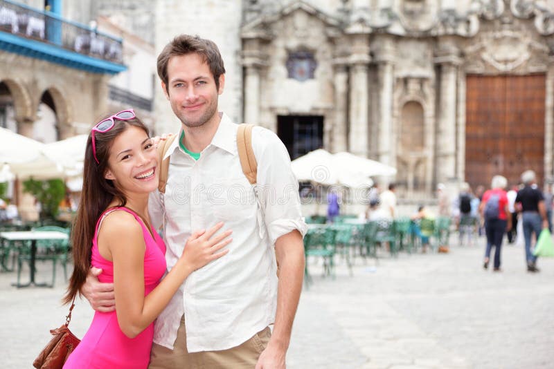 Touristes du Cuba à La Havane