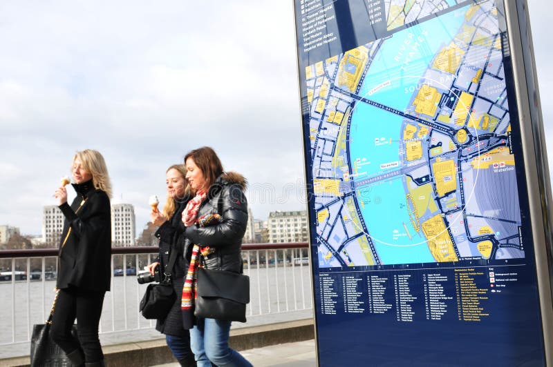 Touristes à Londres