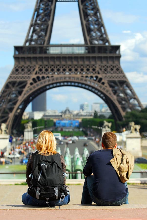 Touristes à Tour Eiffel