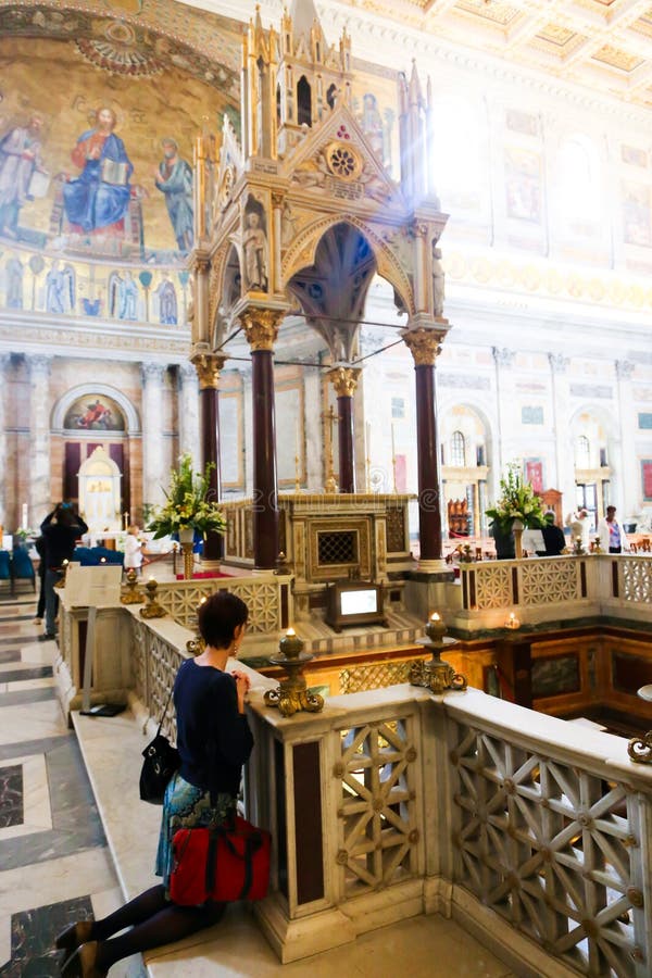 Tourists and Believers in Vatican City, Italy