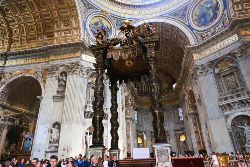 Tourists and Believers in Vatican City, Italy