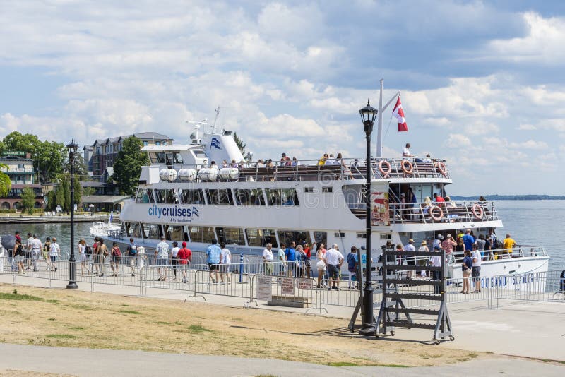 boarding cruise ship in canada