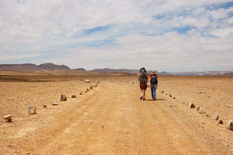 Tourists in the desert, Israel