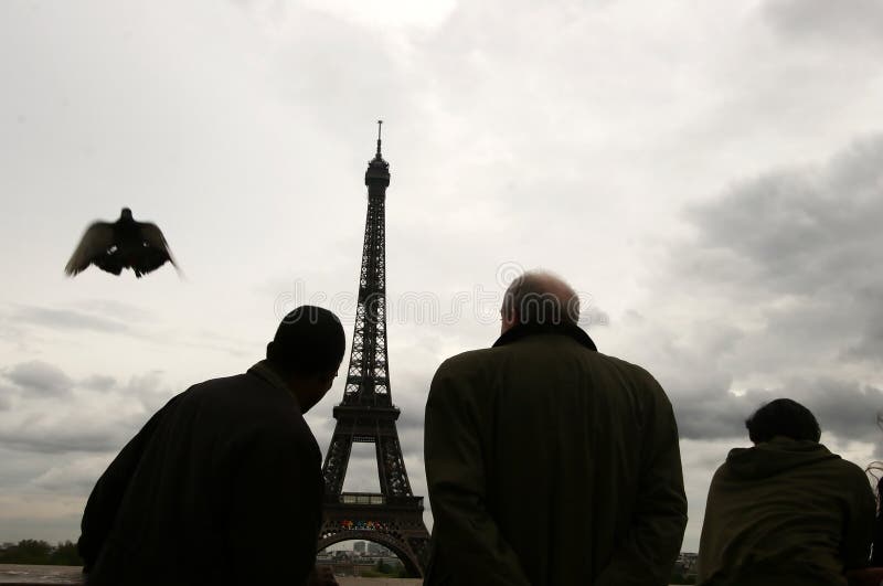 Tourists in paris