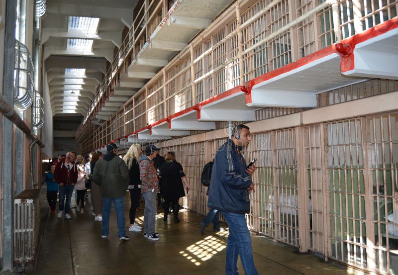 The cells are part of the guided tour inside Alcatraz Prison. The cells are part of the guided tour inside Alcatraz Prison