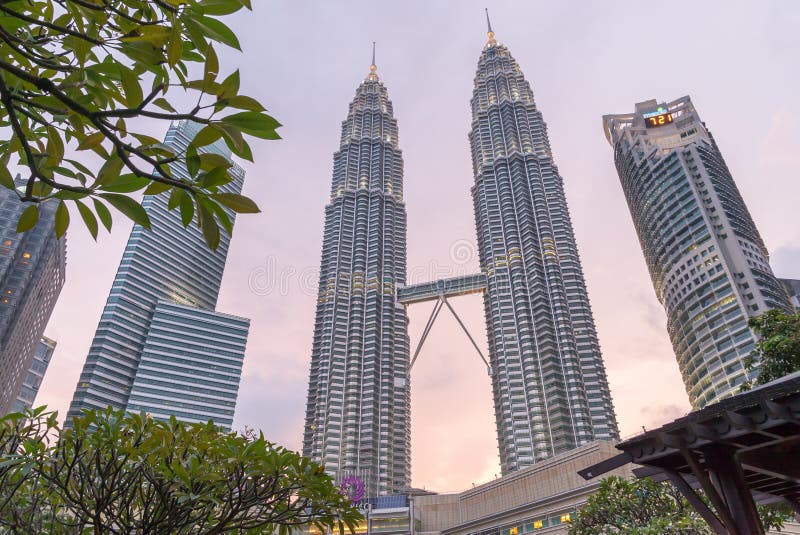 Tours jumelles de Petronas, KLCC image stock