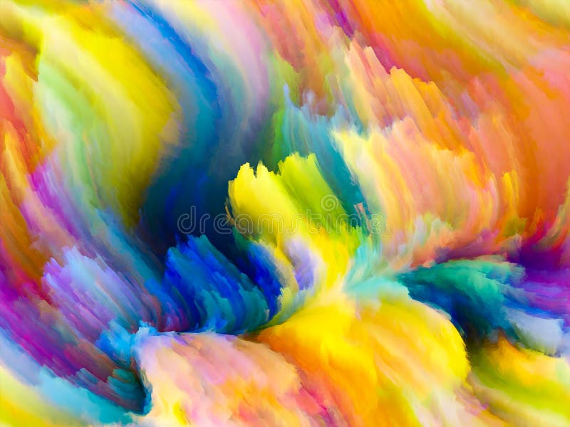 Toward Digital Fractal Color stock images