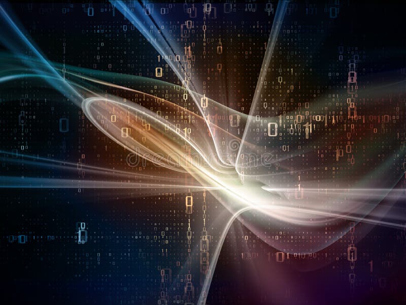 Toward Digital Fractal Realms stock photography