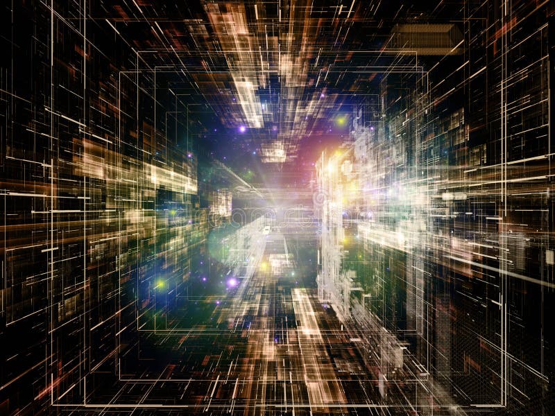 Toward Digital Solutions royalty free illustration
