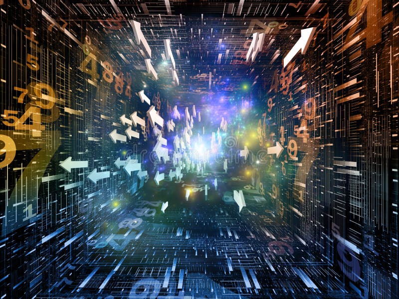 Toward Digital Solutions stock illustration