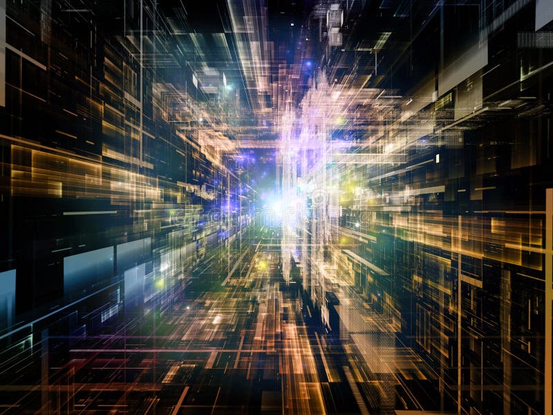 Toward Digital Solutions stock illustration