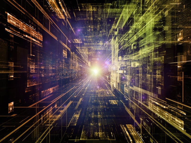 Toward Digital Solutions stock illustration