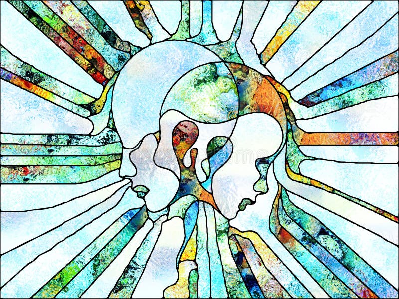 Toward Digital Stained Glass royalty free stock image