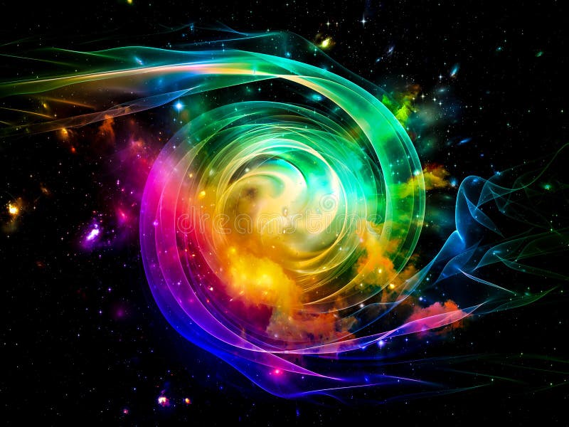 Toward Digital Vortex royalty free stock photography